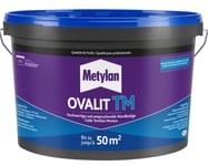 Colle renforcée pâte textiles muraux toiles de verre 10kg 50m² OVALIT TM METYLAN