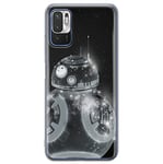 ERT GROUP Coque de téléphone Portable pour Xiaomi REDMI Note 10 5G / POCO M3 Pro Original et sous Licence Officielle Star Wars Motif BB 8 006 adapté à la Forme du téléphone Portable, Coque en TPU