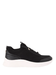 KG Kurt Geiger Layla Knitted Lace Up Trainers, Black