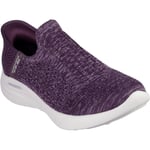 Skechers Womens Relaxed Fit Sport 150354-Dkpr Dark Purple Slip on Shoe