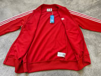 Adidas Originals Jacket SST FZ Track Top Gym Casual Retro RED Limited Edition