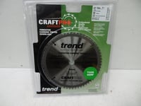 TREND CSB/cc18460T  184MM 60T TCT THIN SAW BLADE T18S/MS184 & DEWALT DCS365