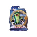 SONIC THE HEDGEHOG • Vector • 4" Action Figure with Super Ring • Jakks Pacific