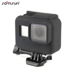 YOINS® Pour GoPro Hero 5 Camera w / Cadre standard Soft Silicone Rubber Housse de protection Skin Black