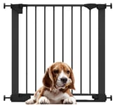 Bettacare Dog Safety Gate, SafeStep Pet Pressure Gate, Black, 75cm - 82cm