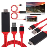 Dragontrading Mhl Câble Tv Usb 3.1 Type-C Vers Hdmi 1080P Hd Pour Adaptateur Hdmi 4K Hd Vidéo Numérique[YIN142798]