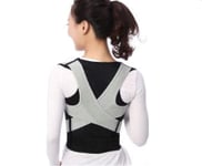 DSGYZQ Posture Back Brace for Posture Belt Back Shoulder Posture Corrector for Women Men Adjustable Strap Support Posture Back Shoulder Pain Relief,Gray,S