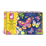 Janod - Coffret Sables Fluos Papillons - 3 Tableaux à Réaliser - Les Ateliers du Calme - Kit Loisir Créatif Enfant - Motricité Fine et Concentration - Dès 6 Ans, J07991