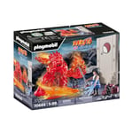 Playmobil 70666 NARUTO SHIPPUDEN Sasuke vs. Itachi, sibling battle with Mangekyou Sharingan and energy spirit Susano'o, Itachi's revenge, collectable playset suitable for children and fans ages 5+