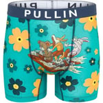 Boxers Pullin  Boxer Long Homme Microfibre SURFPANIC Bleu