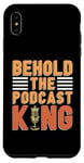 iPhone XS Max Behold The Podcast King Podcast Host Microphone Podcasting Case