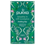 Pukka Teas Organic Breathe In with Eucalyptus - 20 Teabags x 4 Pack