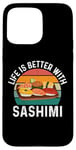 iPhone 15 Pro Max Funny Sashimi Food Lover Case