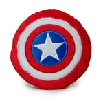 Buckle-Down Jouet en Peluche pour Chien Bouclier Captain America Rouge/Blanc/Bleu/Blanc 20,3 x 15,2 cm