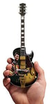 AXE HEAVEN EP-361 Elvis Presley 1968 Comeback Special Hollow Body Mini Guitar Replica Collectible, Gold