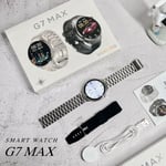 Älykello G7 MAX 1,53 tuuman HD-suuren näytön mukautettu valinta NFC AI Voice Assistant Compass Sport Tracker Miesten älykello