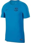 FC Barcelona Breathe Squad Shirt Sz M  Polarized Blue 894294 482