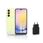 SAMSUNG GALAXY A25, Smartphone Android 5G, 128 Go, Chargeur secteur rapide 25W inclus [Exclusivité Amazon], Smartphone déverrouillé, Lime, Version FR