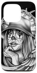 Coque pour iPhone 13 Pro Payasa Clown Girl x Chicano Angel Gangster