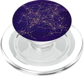 Star Constellation Map for Astronomy Lovers and Stargazers PopSockets PopGrip for MagSafe