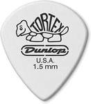 Jim Dunlop 478R150 Tortex Jazz III 72 Guitar Picks Refill bag, White, 1.5mm