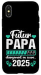 Coque pour iPhone X/XS Futur Papa 2025 Annonce Naissance 2025 Fête Des Pères Cadeau