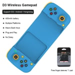 Langaton D3 Bluetooth-yhteensopiva venyvä peliohjain matkapuhelimiin Android IOS PC Gamepad Joystick Game Control