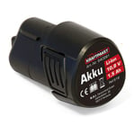 Dino KRAFTPAKET Batterie 10,8 V 1,5 Ah pour polisseuse sans fil 640256 640281 1,5 Ah Noir