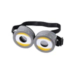 Roliga dekorativa Minions Cosplay kostymglasögon festrekvisita 3d cirkulärt glas födelsedagsfesttillbehör dekoration  (FMY) style 2