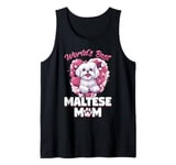 Maltese Dog Breed Pet World's Best Maltese Mom Tank Top