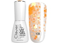 Clavier_Luxury Nail Hybrid Uv Gel Hybrid Nagellack 108 Orangeade 10Ml