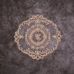 HUANGDANSEN Placemats Table Embroidery Craft Placemat Lace Fabric Heat Insulation Board Mat Anti-Scald Coaster