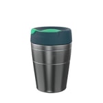 KeepCup Traveller, Reusable Travel Mug - Vacuum Insulated Stainless Steel Cup with Leakproof Sipper Lid - 12oz/340ml - Cactus