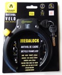 ANTIVOL VELO AUVRAY POUR CADRE MEGALOCK HAUTE SECURITE + 2 CLES NEUF