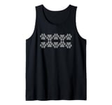 In My DNA Dog Paw Print DNA Helix Tank Top