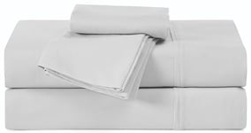 UGG 20929 Alahna Twin XL Bed Sheets and Pillowcases 3-Piece Set Sleep in Luxury Machine Washable Deep Pockets Wrinkle-Resistant Silky Cooling Technology for All-Season Comfort, Twin XL, Stone