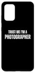 Coque pour Galaxy S20+ Trust Me I'm a Photographer, photographie rétro vintage drôle