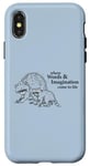 Coque pour iPhone X/XS Festival des livres de Tucson | TFOB 2023 | Mascotte de raton laveur