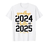 Goodbye 2024 Hello 2025 Happy New Year Eve Family Matching T-Shirt