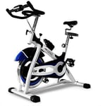 WEI-LUONG Foldable Exercise Bike Spin Bike Cycle Stationary Workout Equipment W/LCD Display Resistance Adjustment Easy To Move folding