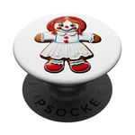 Raggedy Ann Gingerbread Cookie PopSockets Adhesive PopGrip