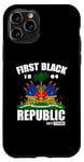 Coque pour iPhone 11 Pro Révolution historique depuis 1804 Première République noire haïtienne