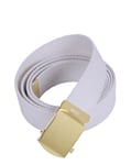 Rothco Military Bälte - 135 cm (White w. Guld Buckle, One Size) Size White Buckle