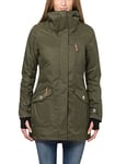 berydale Parka Imperméable et Coupe-Vent pour Femme, Vert, M