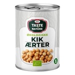 Taste of Nature Kikerter Ø - 400 g. Matvarer Bønner, linser, frø mm Kikerter