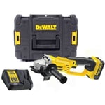 Dewalt - DCG412M1 Set meuleuse d'angle Li-Ion 18V (1x batterie 4.0Ah) dans mallette – 125mm