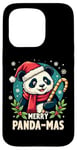 Coque pour iPhone 15 Pro Merry Panda Mas Funny Pingouin Noël 2024