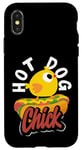 iPhone X/XS Hot Dog Chick Fun Quirky Graphic Humor Case