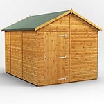 Power Garden Shed 108PAW Golden Brown 10x8