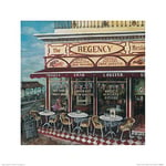 The Art Group Melissa Sturgeon (The Regency Restaurant, Brighton) -Art Print 40 x 40cm, Paper, Multicoloured, 40 x 40 x 1.3 cm